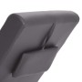 Diván de masaje con almohada de cuero artificial gris de , Divanes - Ref: Foro24-281288, Precio: 268,43 €, Descuento: %