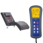 Diván de masaje con almohada de cuero artificial gris de , Divanes - Ref: Foro24-281288, Precio: 268,43 €, Descuento: %