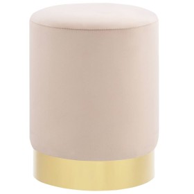 Taburete de terciopelo albaricoque y dorado de , Taburetes y sillas plegables - Ref: Foro24-249836, Precio: 41,61 €, Descuent...