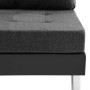 Sofá seccional de cuero sintético negro de , Sofás - Ref: Foro24-287203, Precio: 1,00 €, Descuento: %