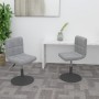 Sillas de comedor giratorias 2 uds de terciopelo gris claro de , Sillas de comedor - Ref: Foro24-334263, Precio: 101,41 €, De...
