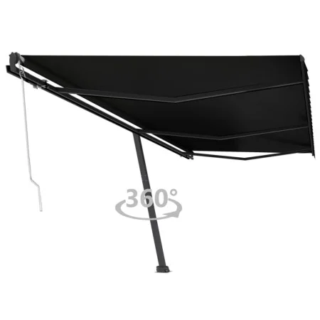 Toldo de pie automático gris antracita 600x300 cm de vidaXL, Toldos - Ref: Foro24-3069809, Precio: 689,97 €, Descuento: %