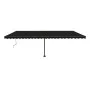 Toldo de pie automático gris antracita 600x300 cm de vidaXL, Toldos - Ref: Foro24-3069809, Precio: 689,97 €, Descuento: %