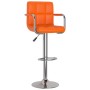 Taburetes de cocina 2 unidades cuero sintético naranja de , Taburetes de cocina - Ref: Foro24-334600, Precio: 152,16 €, Descu...
