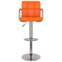 Taburetes de cocina 2 unidades cuero sintético naranja de , Taburetes de cocina - Ref: Foro24-334600, Precio: 152,16 €, Descu...