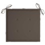 Sillas comedor de jardín 3 uds madera maciza acacia y cojines de , Sillas de jardín - Ref: Foro24-3064436, Precio: 290,53 €, ...