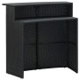 Set muebles de bar para jardín 4 piezas y cojines negro de , Conjuntos de jardín - Ref: Foro24-3064876, Precio: 372,16 €, Des...