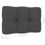 Silla de jardín y cojines gris antracita madera pino impregnada de , Sillas de jardín - Ref: Foro24-3065741, Precio: 179,20 €...