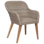 Juego de comedor para jardín 5 piezas marrón de , Conjuntos de jardín - Ref: Foro24-3067733, Precio: 609,94 €, Descuento: %