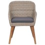 Juego de comedor para jardín 5 piezas marrón de , Conjuntos de jardín - Ref: Foro24-3067733, Precio: 609,94 €, Descuento: %