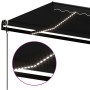 Toldo automático LED sensor de viento gris antracita 400x350 cm de , Toldos - Ref: Foro24-3069194, Precio: 811,73 €, Descuent...