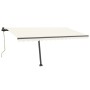 Toldo de pie automático crema 450x350 cm de , Toldos - Ref: Foro24-3069847, Precio: 642,07 €, Descuento: %