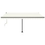 Toldo automático con LED y sensor de viento crema 400x350 cm de , Toldos - Ref: Foro24-3069832, Precio: 932,47 €, Descuento: %