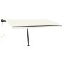 Toldo automático con LED y sensor de viento crema 400x350 cm de , Toldos - Ref: Foro24-3069832, Precio: 932,47 €, Descuento: %