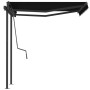 Toldo retráctil automático con postes gris antracita 3,5x2,5 m de , Toldos - Ref: Foro24-3070129, Precio: 483,21 €, Descuento: %