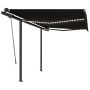 Toldo automático LED sensor de viento gris antracita 3,5x2,5 m de , Toldos - Ref: Foro24-3070134, Precio: 610,48 €, Descuento: %