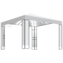 Cenador con doble techo y tira de luces LED blanco 3x3 m de , Carpas y cenadores - Ref: Foro24-3070302, Precio: 227,47 €, Des...