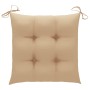 Sillas de jardín apilables 6 uds madera maciza teca con cojines de , Sillas de jardín - Ref: Foro24-3073424, Precio: 750,09 €...