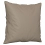 Sofá de 2 plazas con cojines tela microfibra gris taupe 140 cm de , Sofás - Ref: Foro24-3200971, Precio: 284,77 €, Descuento: %