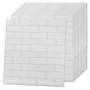 Papel pintado autoadhesivo ladrillos 3D 10 unidades blanco de vidaXL, Papel pintado - Ref: Foro24-150718, Precio: 48,73 €, De...