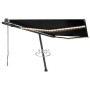 Toldo automático con LED y sensor de viento antracita 450x300cm de vidaXL, Toldos - Ref: Foro24-3069774, Precio: 660,79 €, De...