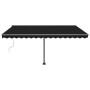 Toldo automático con LED y sensor de viento antracita 450x300cm de vidaXL, Toldos - Ref: Foro24-3069774, Precio: 660,79 €, De...