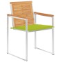 Sillas de jardín 4 unidades con cojines madera maciza teca de , Sillas de jardín - Ref: Foro24-3078565, Precio: 549,42 €, Des...