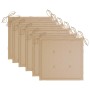 Sillas de jardín y cojines 6 unidades madera maciza de acacia de , Sillas de jardín - Ref: Foro24-3078584, Precio: 820,73 €, ...