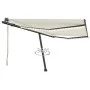 Toldo automático con LED sensor de viento crema 400x300 cm de vidaXL, Toldos - Ref: Foro24-3069752, Precio: 694,14 €, Descuen...