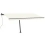 Toldo automático con LED sensor de viento crema 400x300 cm de vidaXL, Toldos - Ref: Foro24-3069752, Precio: 694,14 €, Descuen...