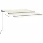 Toldo automático con LED sensor de viento crema 400x300 cm de vidaXL, Toldos - Ref: Foro24-3069752, Precio: 694,14 €, Descuen...