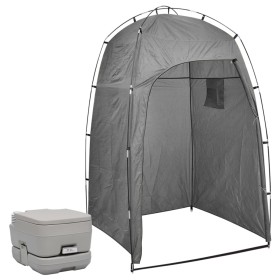 Inodoro portátil para camping con tienda 10+10 L de , Duchas y retretes portátiles - Ref: Foro24-3081892, Precio: 141,38 €, D...
