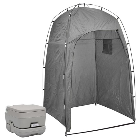 Inodoro portátil para camping con tienda 10+10 L de , Duchas y retretes portátiles - Ref: Foro24-3081892, Precio: 141,38 €, D...