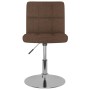 Silla de comedor giratoria tela marrón de , Sillas de comedor - Ref: Foro24-3087471, Precio: 80,33 €, Descuento: %