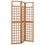 Biombo/Enrejado de 3 paneles madera maciza abeto 121x180,5 cm de , Divisores de ambientes - Ref: Foro24-316478, Precio: 89,62...