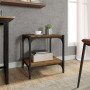 Mueble para TV contrachapada y acero roble ahumado 40x33x41 cm de , Muebles TV - Ref: Foro24-819304, Precio: 27,16 €, Descuen...