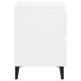 Mesitas de noche 2 uds contrachapada blanco brillo 40x35x50 cm de , Mesitas de noche - Ref: Foro24-805882, Precio: 103,82 €, ...