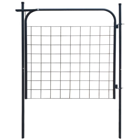 Puerta de valla de jardín 100x100 cm gris antracita de , Puertas de jardín - Ref: Foro24-142293, Precio: 95,00 €, Descuento: %