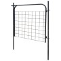 Puerta de valla de jardín 100x100 cm gris antracita de , Puertas de jardín - Ref: Foro24-142293, Precio: 95,00 €, Descuento: %