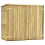 Caseta herramientas jardín madera pino impregnada 135x60x123 cm de , Cobertizos - Ref: Foro24-46359, Precio: 316,61 €, Descue...