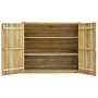 Caseta herramientas jardín madera pino impregnada 135x60x123 cm de , Cobertizos - Ref: Foro24-46359, Precio: 316,61 €, Descue...