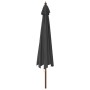 Sombrilla jardín con poste de madera gris antracita 400x273 cm de , Sombrillas - Ref: Foro24-363177, Precio: 151,44 €, Descue...