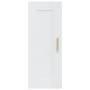 Armario de pared madera de ingeniería blanco brillo 35x34x90 cm de , Estantes y estanterías - Ref: Foro24-812471, Precio: 52,...