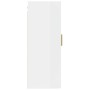 Armario de pared madera de ingeniería blanco brillo 35x34x90 cm de , Estantes y estanterías - Ref: Foro24-812471, Precio: 52,...
