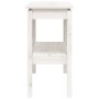 Mesa consola de madera maciza de pino blanco 110x40x75 cm de , Mesas auxiliares - Ref: Foro24-814300, Precio: 116,46 €, Descu...