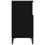 Aparador de madera contrachapada negro 60x35x70 cm de , Aparadores - Ref: Foro24-821149, Precio: 77,55 €, Descuento: %