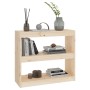 Estantería/divisor de espacios madera de pino 80x30x71,5 cm de , Librerías y estanterías - Ref: Foro24-808183, Precio: 61,01 ...
