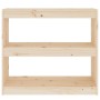 Estantería/divisor de espacios madera de pino 80x30x71,5 cm de , Librerías y estanterías - Ref: Foro24-808183, Precio: 61,01 ...