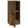 Aparador madera contrachapada color roble ahumado 30x30x70 cm de , Aparadores - Ref: Foro24-817018, Precio: 41,64 €, Descuent...