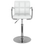 Sillas de comedor giratorias 4 unidades cuero sintético blanco de , Sillas de comedor - Ref: Foro24-3087886, Precio: 248,09 €...